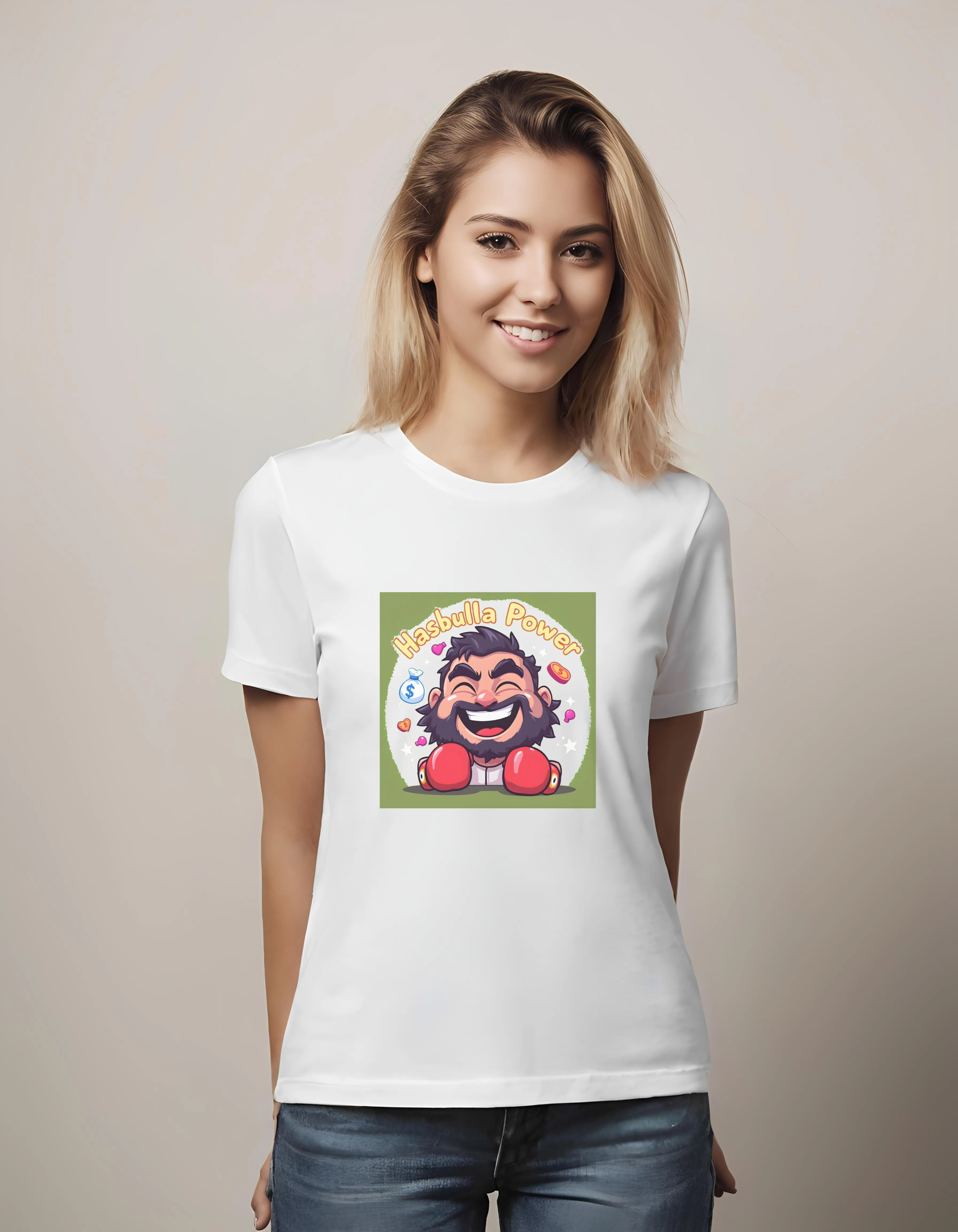 Hasbulla Power Cartoon Design | Classic T-Shirt (Unisex)