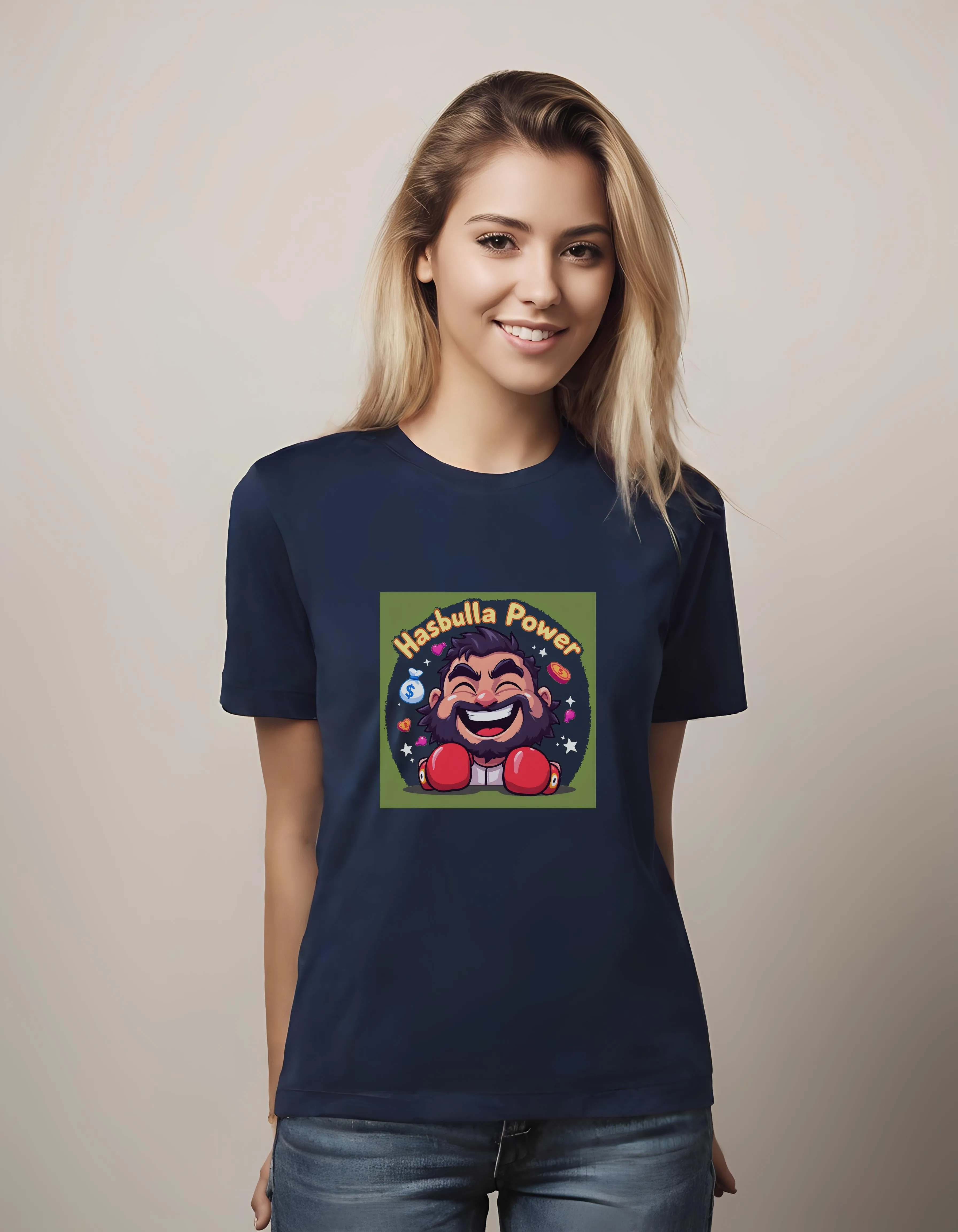 Hasbulla Power Cartoon Design | Classic T-Shirt (Unisex)