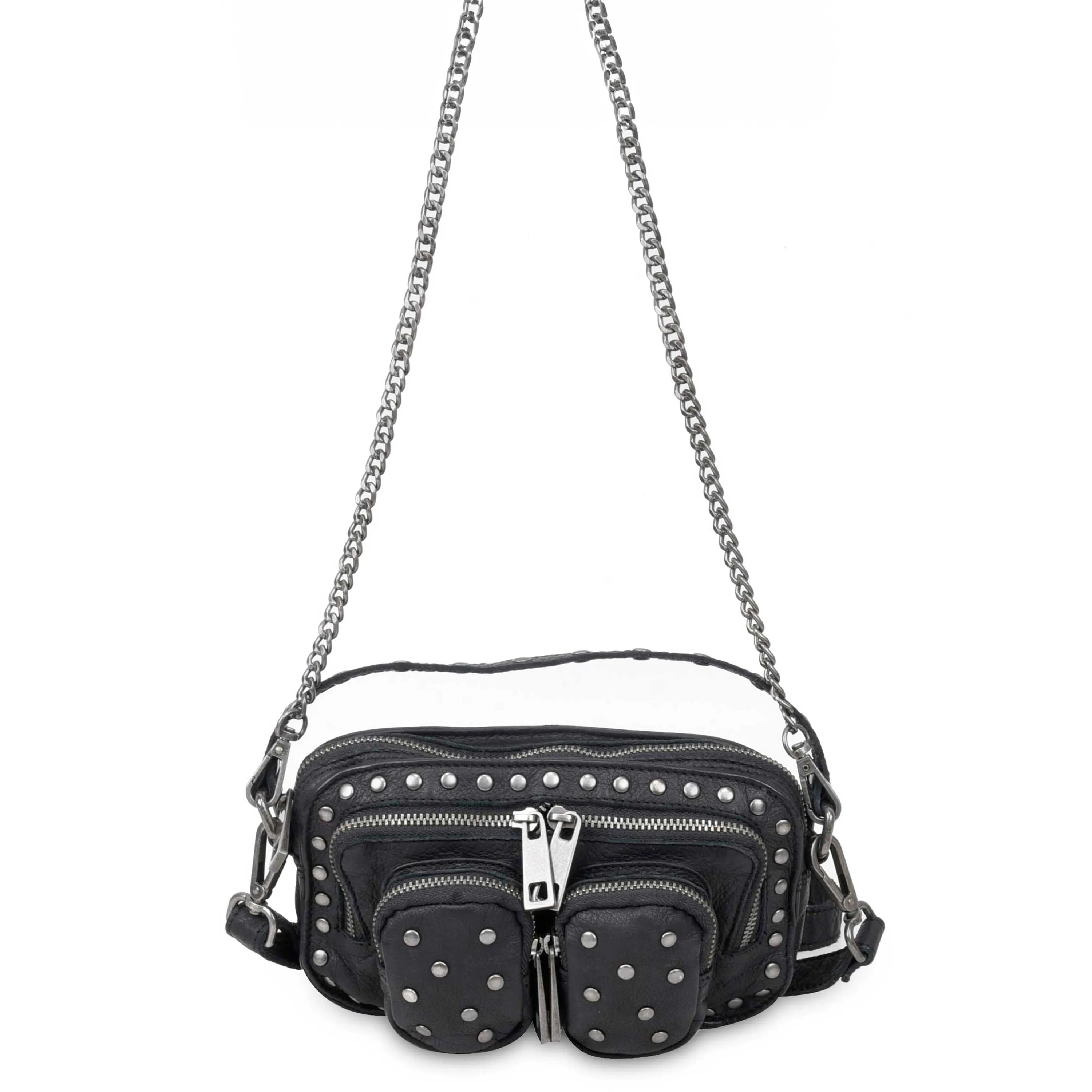 Helena Rivet Washed Black w. Antique Silver