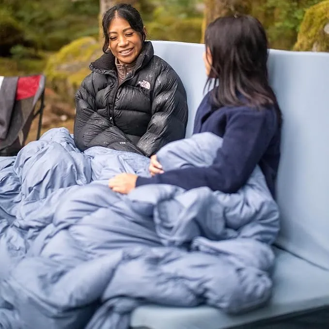 HEST Packable Down Comforter for Camping, Single Size - Warm Outdoor Puffy Blanket, Down Blanket with 50-L Tote, Hydrophobic Duck Down - Perfect for Hiking, Camping, Backpacking & Outdoor Adventures