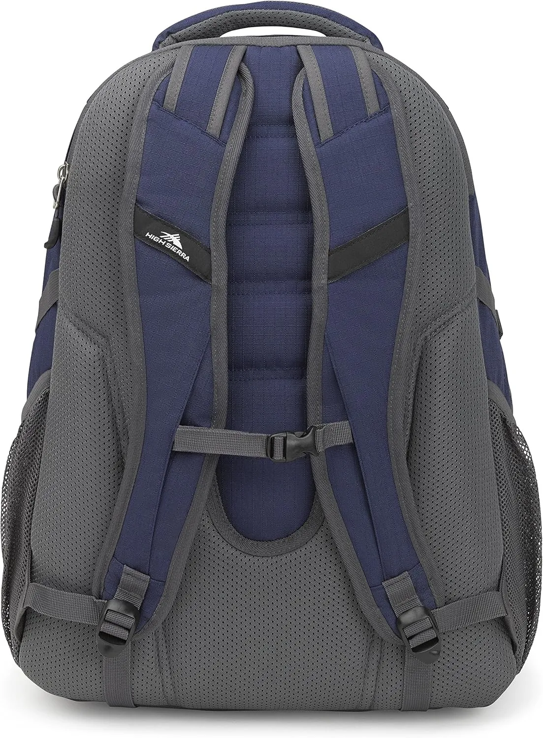 High Sierra Access 2.0 Laptop Backpack, True Navy/Mercury, One Size Dark Blue