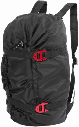 Hiking Bag, Folding Shoulder Strap Climbing Bag 210D Oxford Cloth Rock Climbing Rope Kit for Camping for Hiking (Black)