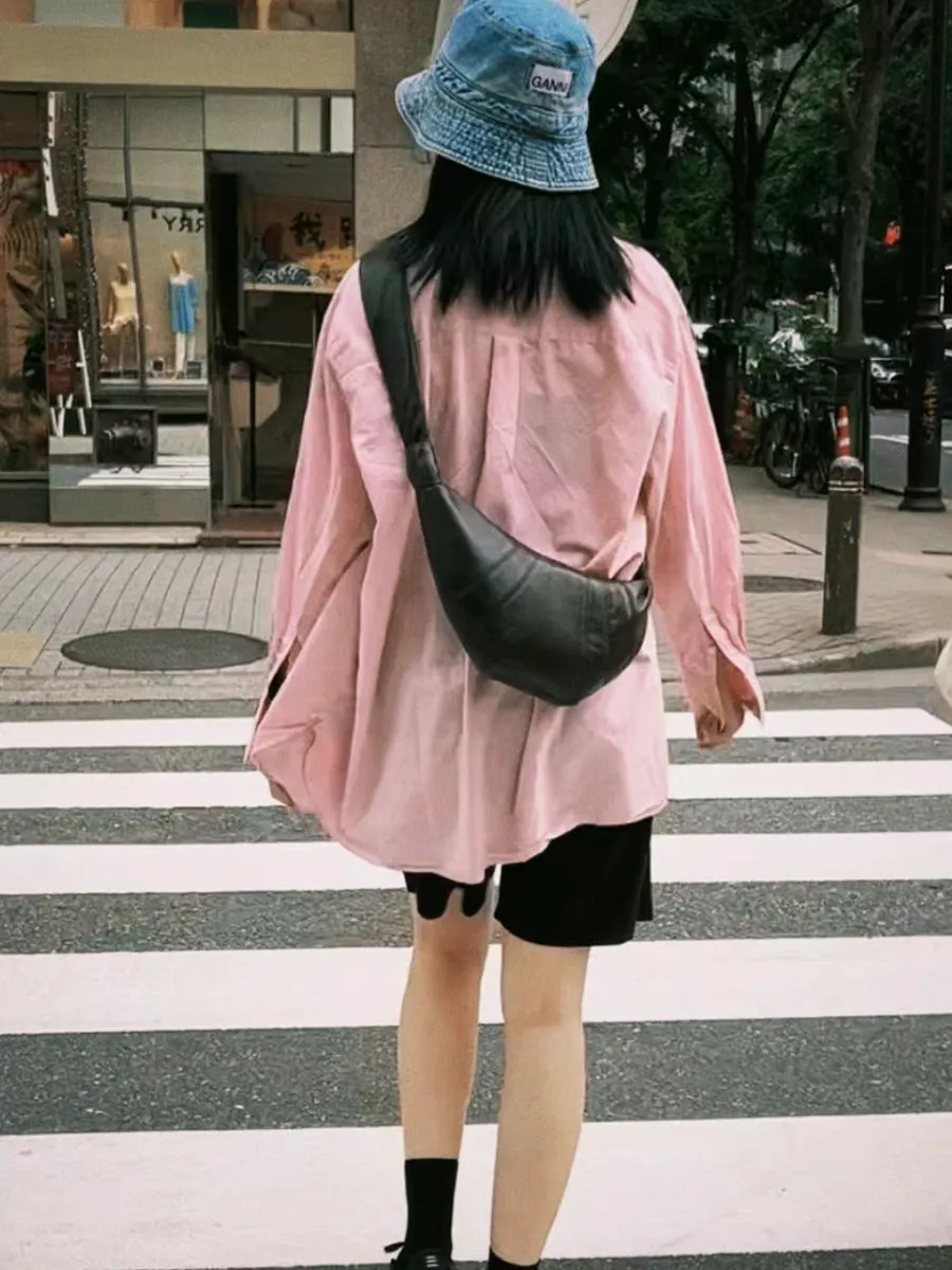 Home Correct Version Of Flat Leather Crossbody Bags