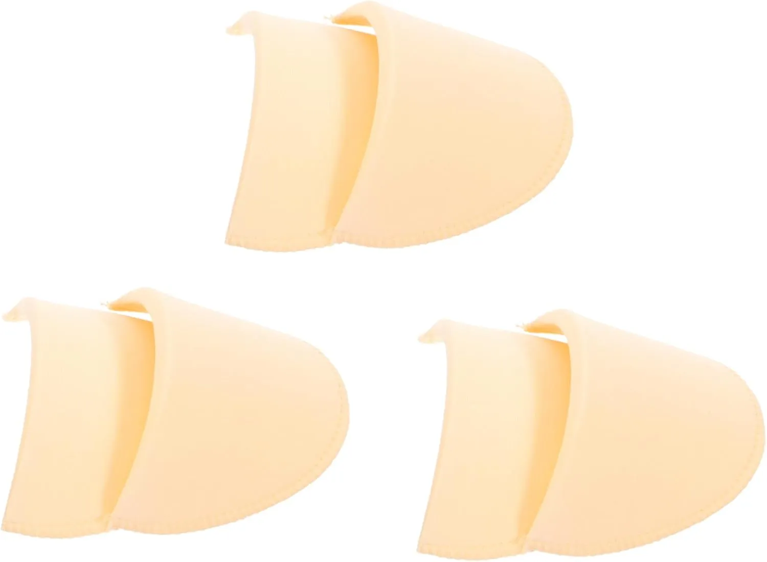 Homoyoyo 2sets Pads Non-Slip Shoulder Pads Replacement Polyester Shoulder Mat for Suit Skirt Dress Coats Enhancer for Women 3pairs*2