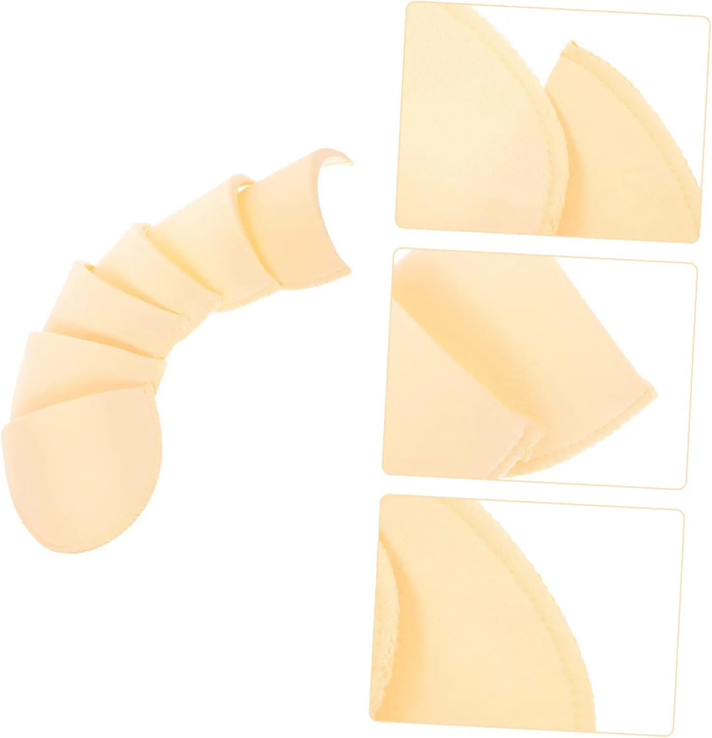 Homoyoyo 2sets Pads Non-Slip Shoulder Pads Replacement Polyester Shoulder Mat for Suit Skirt Dress Coats Enhancer for Women 3pairs*2