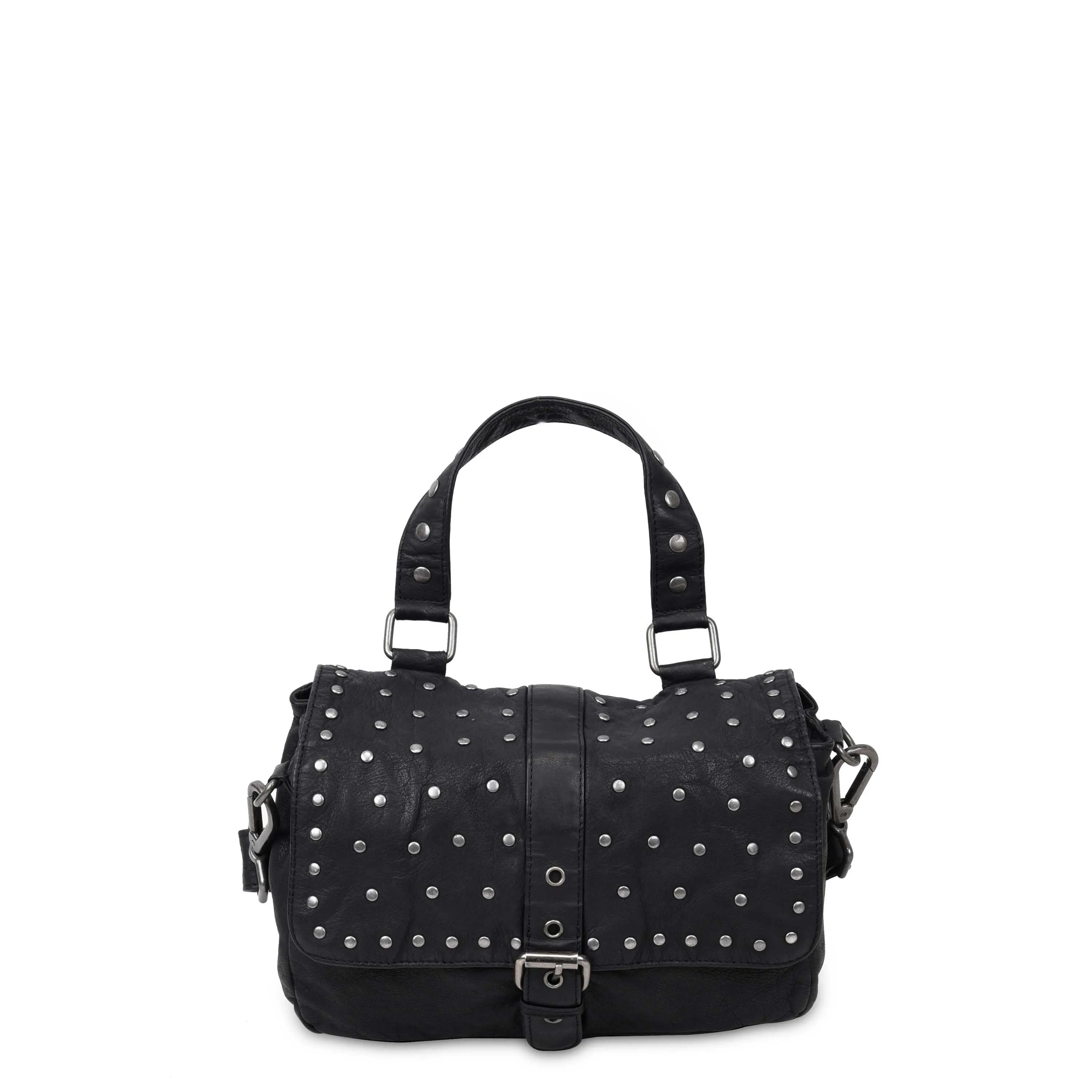 Honey Rivet Washed Black w. Antique Silver