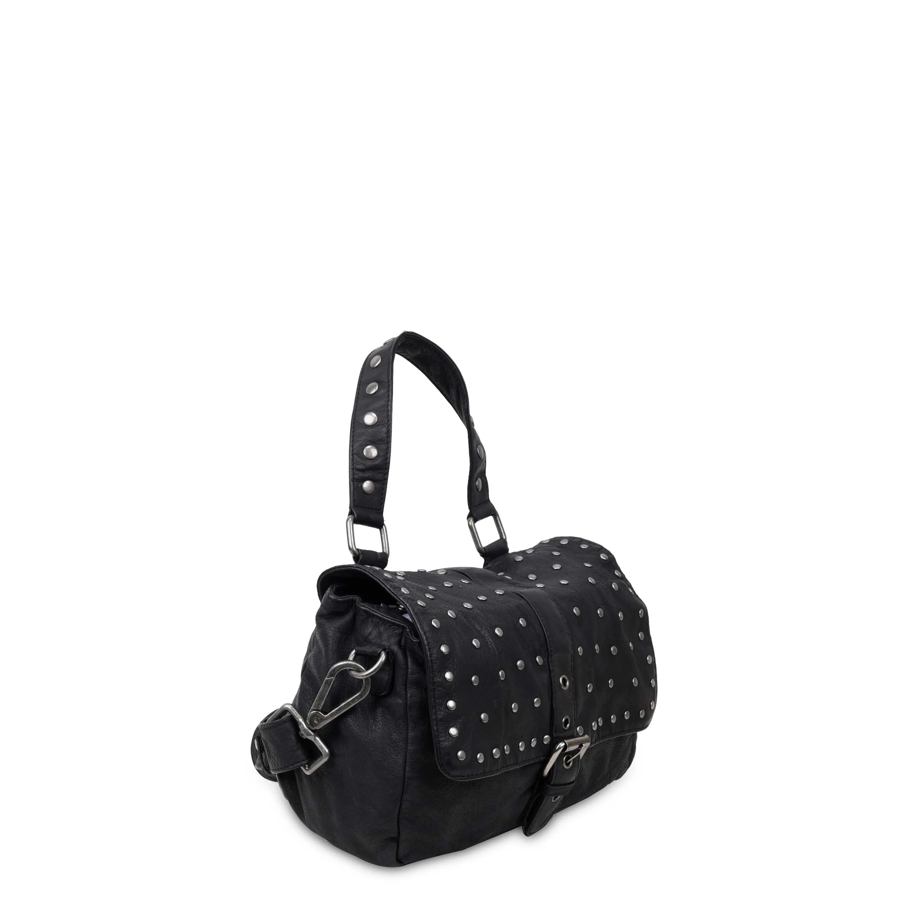 Honey Rivet Washed Black w. Antique Silver