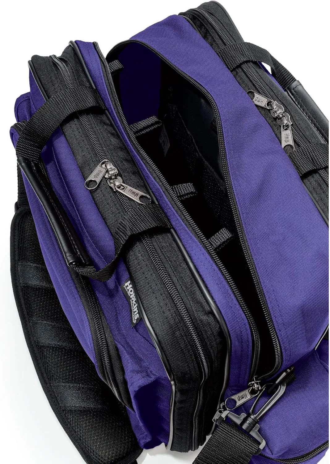 Hopkins Medical Products Mark V Shoulder Bag, HIPAA Compliant Lockable Zippers for Security, Adjustable Straps and Reinforced Bottom, Fold-Down Compartment for Easy Access, 13x11.25x7.5 inch, Purple