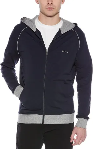 Hugo Boss Men's Navy Blue Mix & Match Hoodie Jacket 50469540