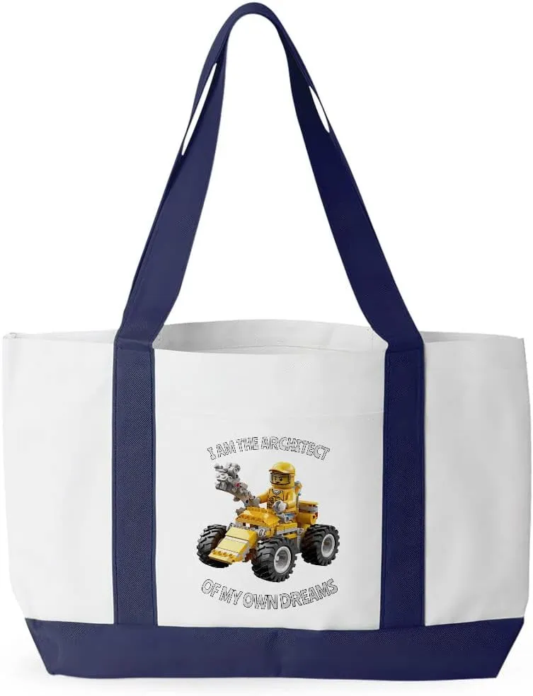 I Am the Architect Of My Own Dreams Cruiser Tote Bag - Art Shopping Bag - Unique Tote Bag