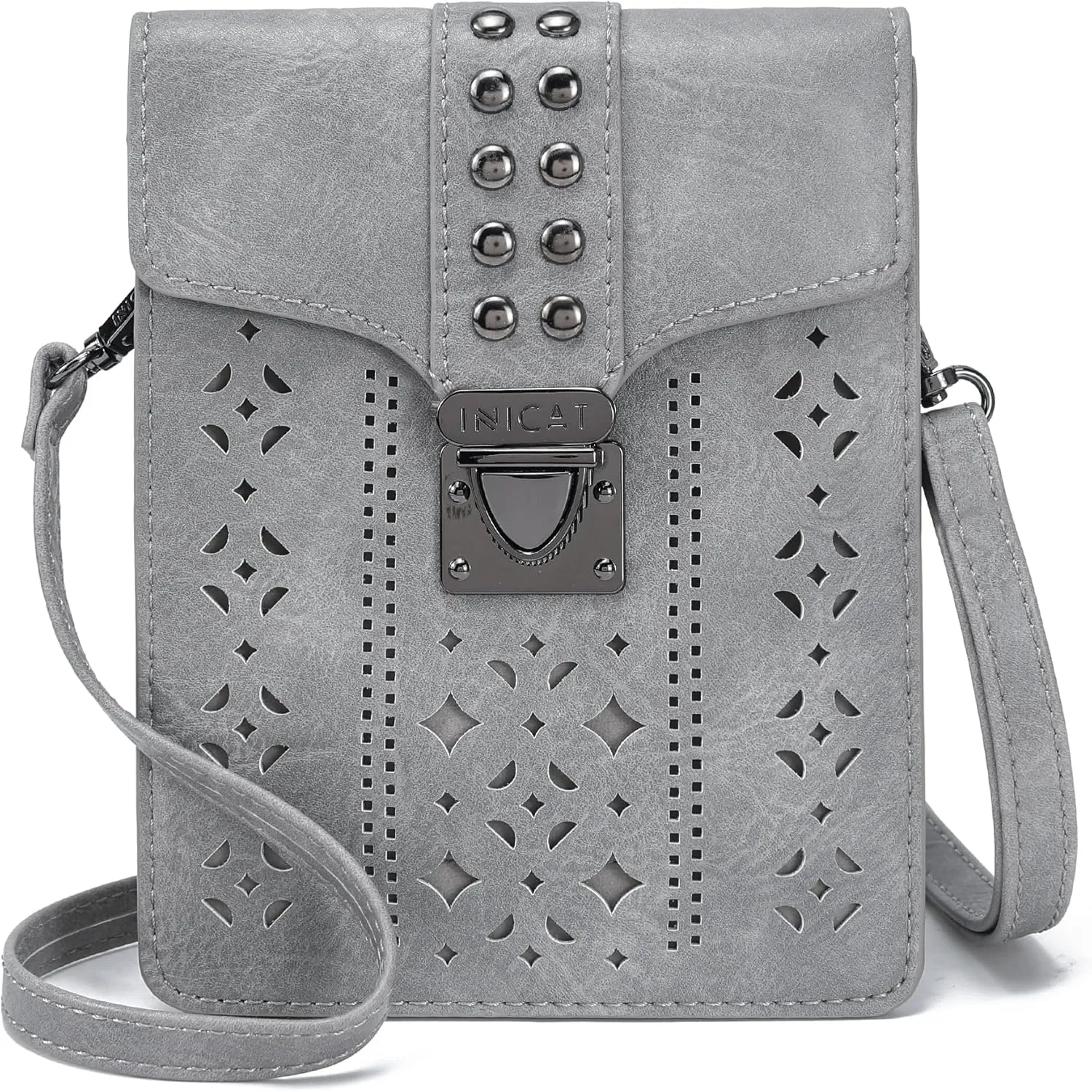 INICAT Small Crossbody Bags for Women Gifts for Teenage Girls Leather Cell Phone Purse