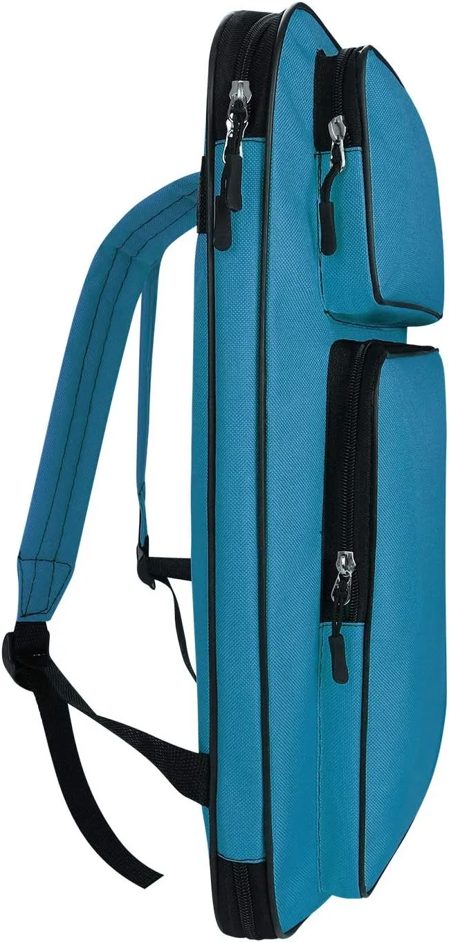 ITODA A3 Art Portfolio Carry Case Bag Drawboard Tote Handheld Storage Portable Shoulder Lightweight Box for 8k Sketch Pad Artist Drawing Painting Supplies