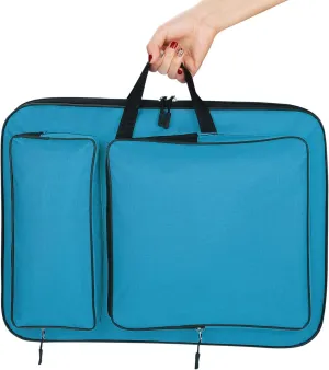 ITODA A3 Art Portfolio Carry Case Bag Drawboard Tote Handheld Storage Portable Shoulder Lightweight Box for 8k Sketch Pad Artist Drawing Painting Supplies