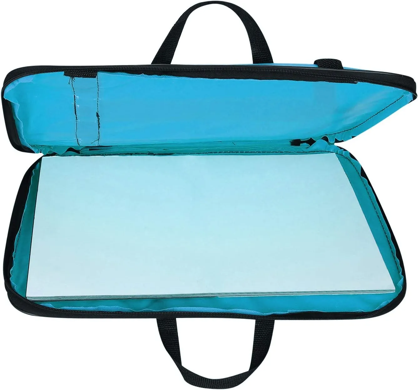 ITODA A3 Art Portfolio Carry Case Bag Drawboard Tote Handheld Storage Portable Shoulder Lightweight Box for 8k Sketch Pad Artist Drawing Painting Supplies