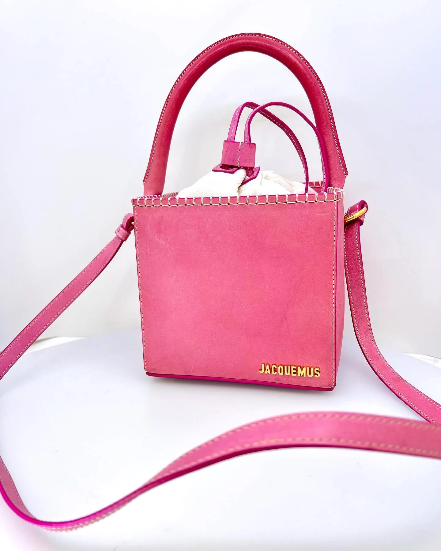 JACQUEMUS LE SEAU CARRÉ CUBE BAG