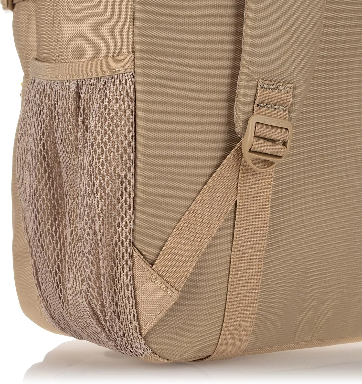 JanSport Main Campus FX Backpack - Travel or Work Bag w 15-Inch Laptop Pack with Leather Trim, Travertine