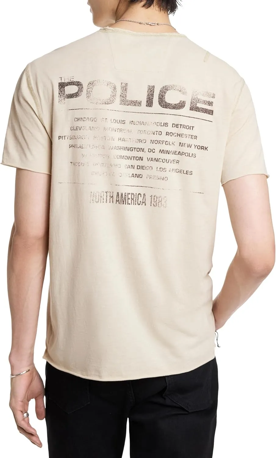 John Varvatos Men's The Police Tour Tee