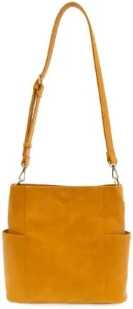Joy Susan Side-Pocket Bucket Bag: Kayleigh Crossbody