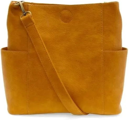 Joy Susan Side-Pocket Bucket Bag: Kayleigh Crossbody
