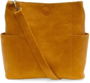 Joy Susan Side-Pocket Bucket Bag: Kayleigh Crossbody