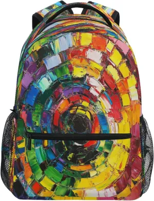 JSTEL Kid Graffiti Art Backpack,Elementary School Backpack Graffiti Art Kid Bookbag for Boy Girl Ages 5 to 13,017