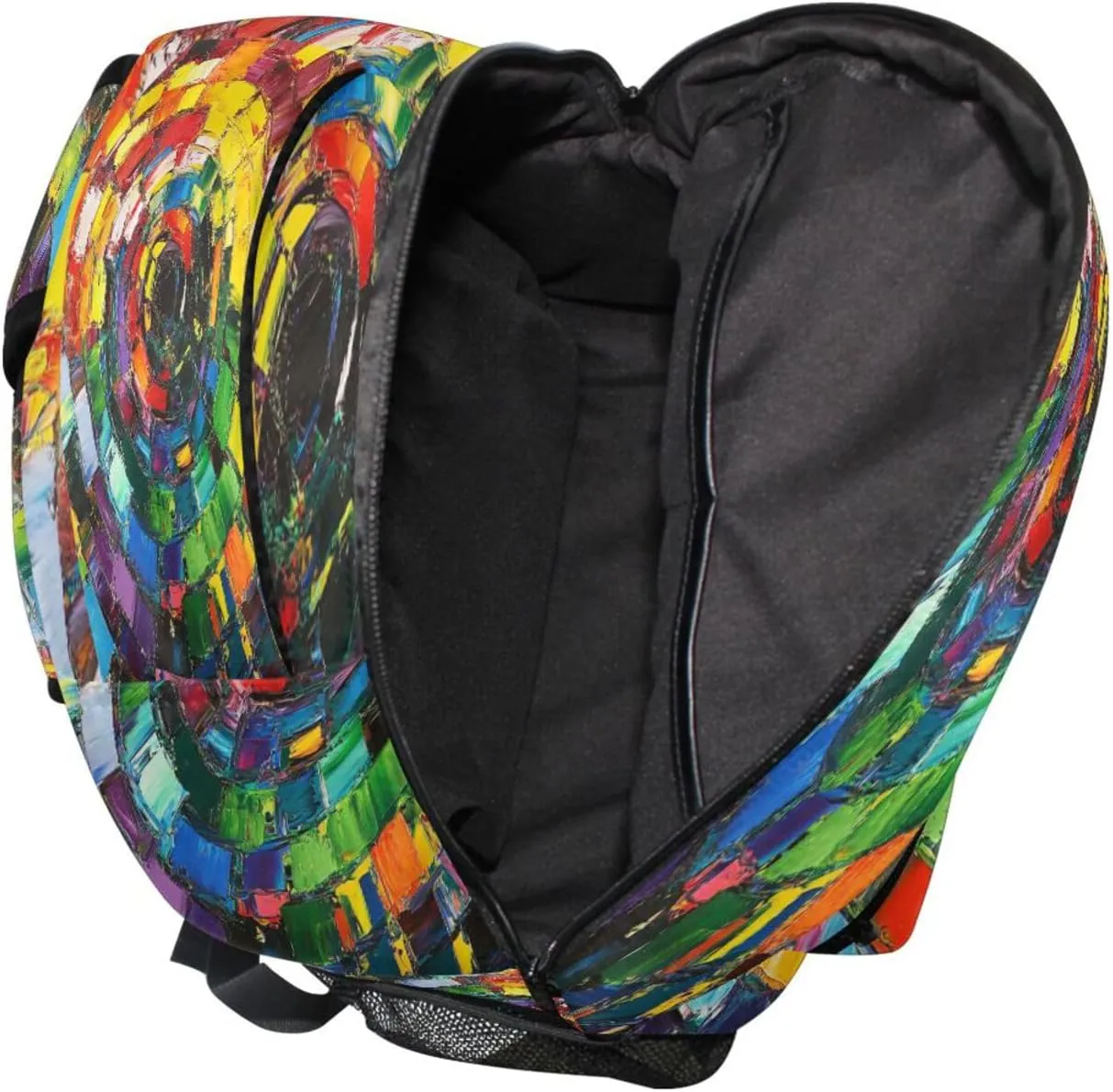 JSTEL Kid Graffiti Art Backpack,Elementary School Backpack Graffiti Art Kid Bookbag for Boy Girl Ages 5 to 13,017
