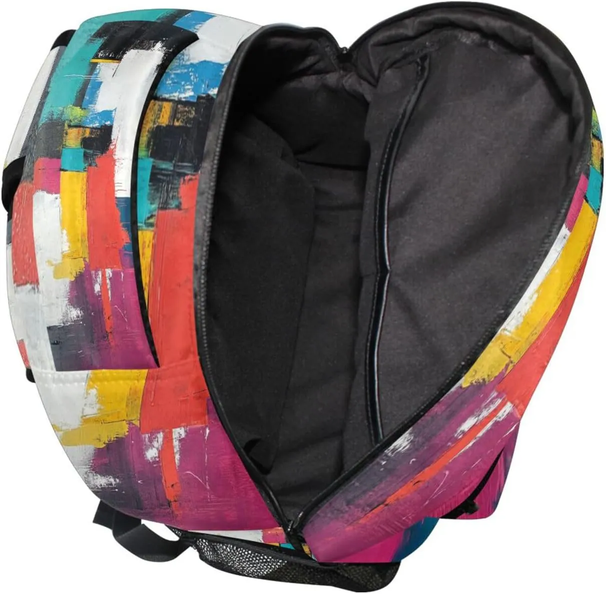 JSTEL Kid Graffiti Art Backpack,Elementary School Backpack Graffiti Art Kid Bookbag for Boy Girl Ages 5 to 13,030