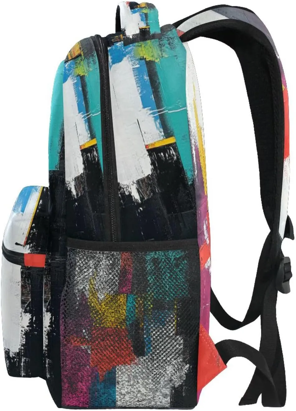 JSTEL Kid Graffiti Art Backpack,Elementary School Backpack Graffiti Art Kid Bookbag for Boy Girl Ages 5 to 13,030