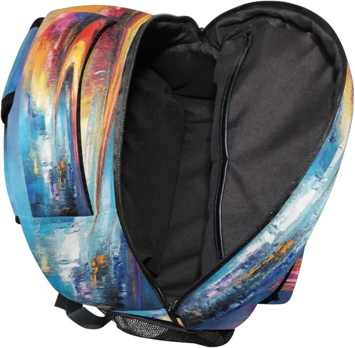JSTEL Kid Graffiti Art Backpack,Elementary School Backpack Graffiti Art Kid Bookbag for Boy Girl Ages 5 to 13,041