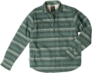KAVU Eagle Pine Mens Full Zip Jacket Shirt-Midnight Stripe
