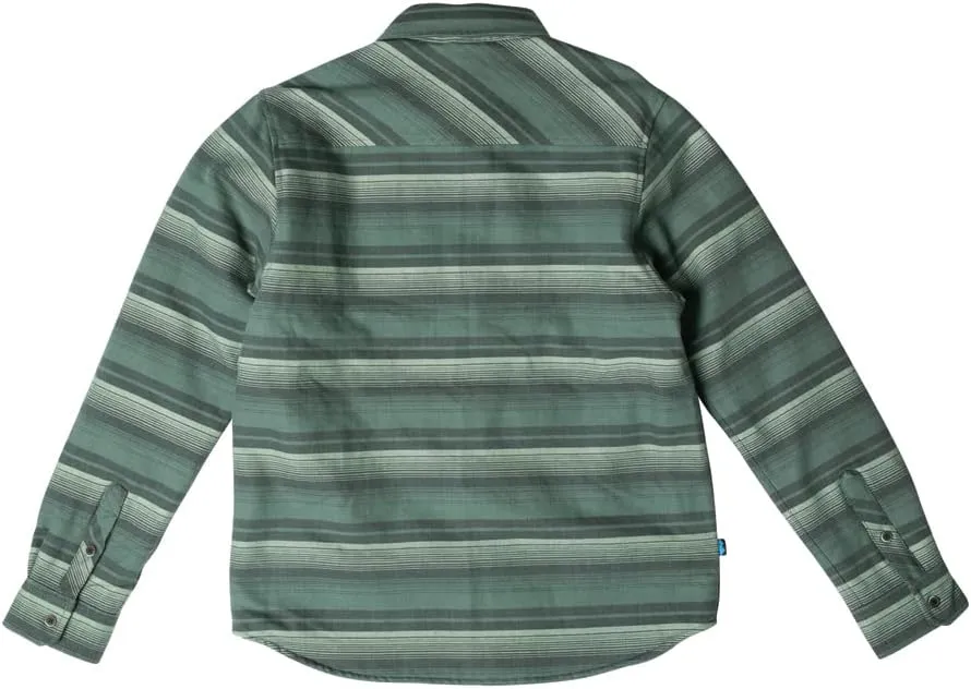 KAVU Eagle Pine Mens Full Zip Jacket Shirt-Midnight Stripe