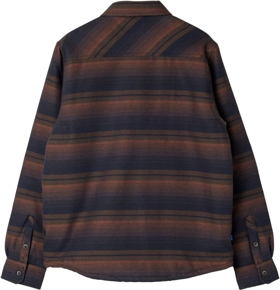 KAVU Eagle Pine Mens Full Zip Jacket Shirt-Midnight Stripe
