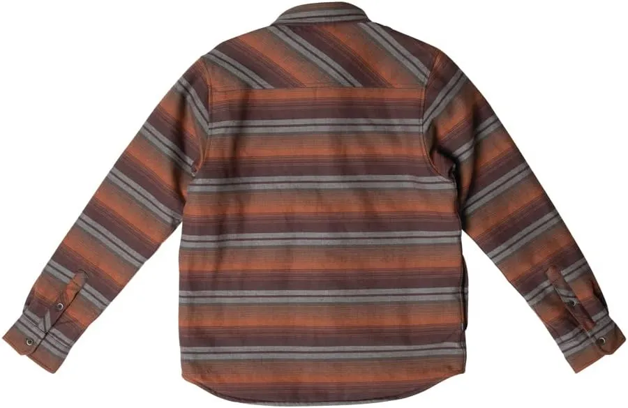 KAVU Eagle Pine Mens Full Zip Jacket Shirt-Midnight Stripe