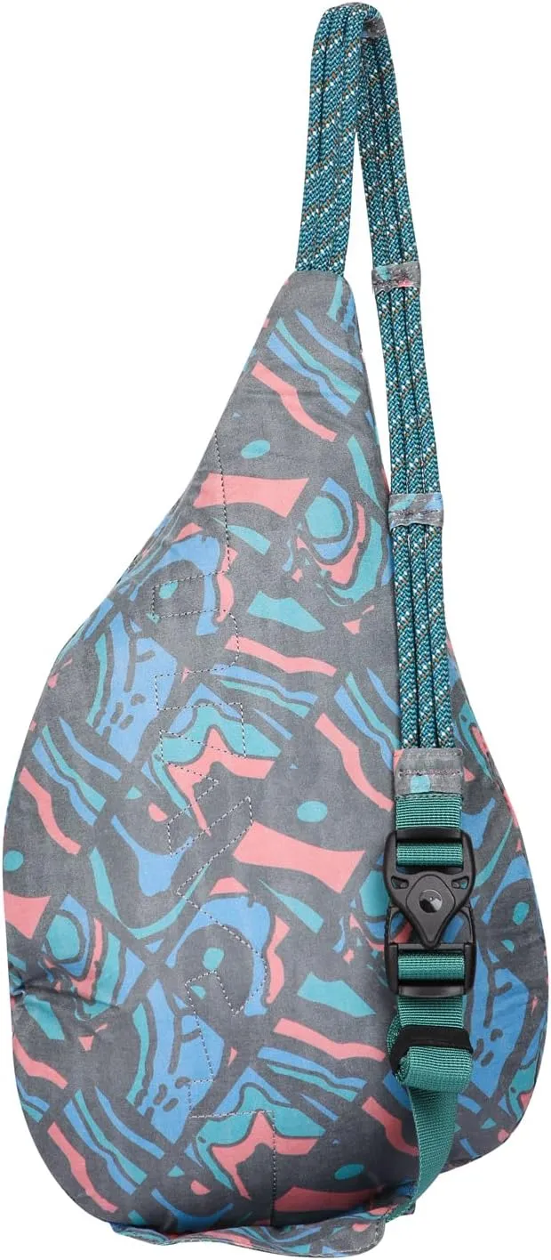 KAVU Mini Rope Sack Sling Crossbody Backpack - Chevron Peak