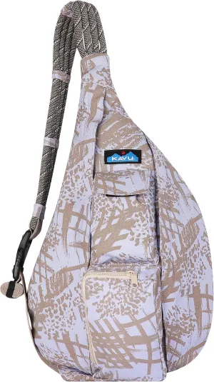 KAVU Original Rope Bag Sling Pack with Adjustable Rope Shoulder Strap
