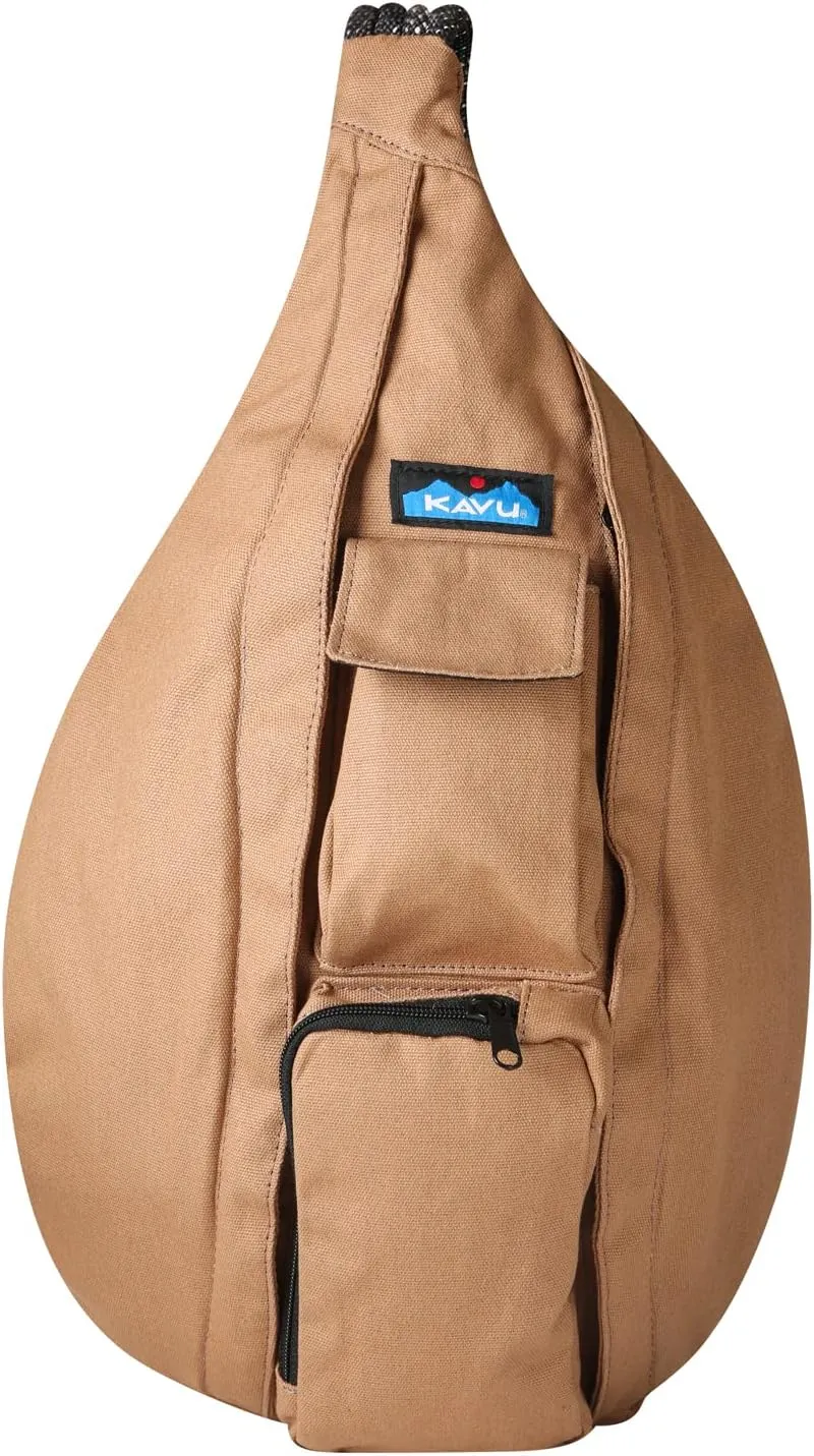KAVU Original Rope Bag Sling Pack with Adjustable Rope Shoulder Strap