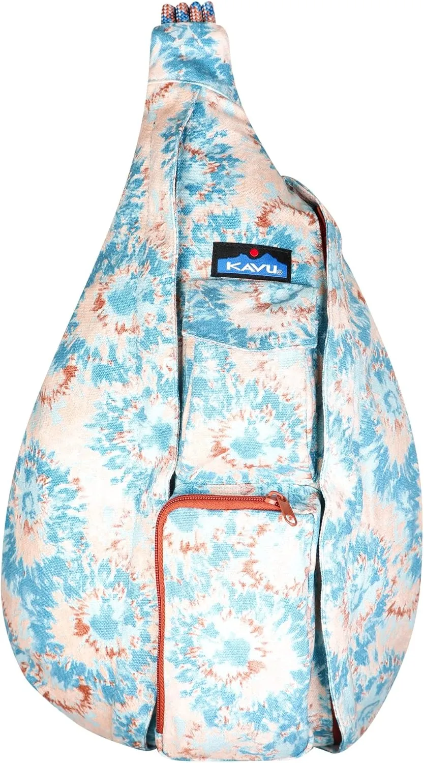 KAVU Original Rope Bag Sling Pack with Adjustable Rope Shoulder Strap