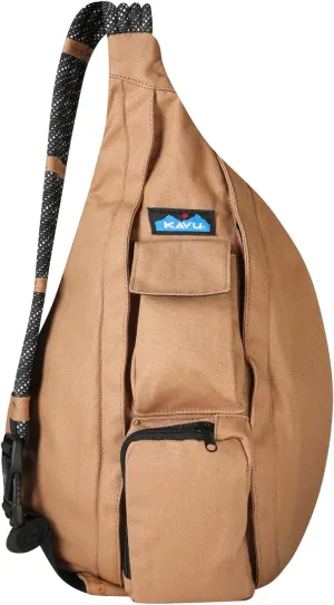 KAVU Original Rope Bag Sling Pack with Adjustable Rope Shoulder Strap