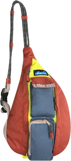 KAVU Original Rope Bag Sling Pack with Adjustable Rope Shoulder Strap