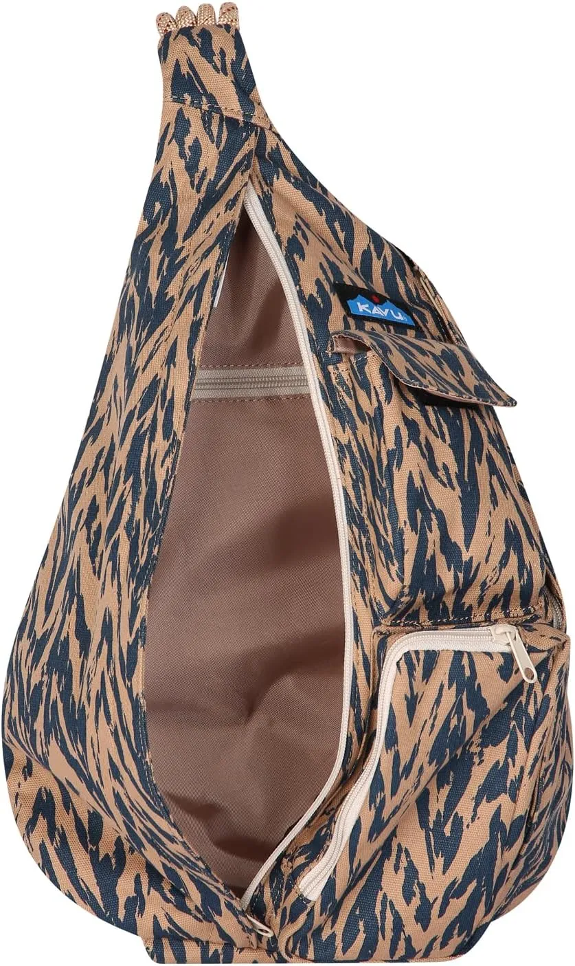 KAVU Original Rope Bag Sling Pack with Adjustable Rope Shoulder Strap