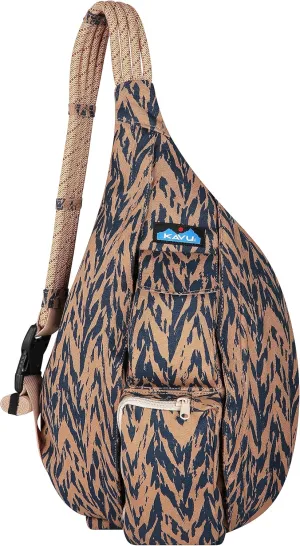 KAVU Original Rope Bag Sling Pack with Adjustable Rope Shoulder Strap