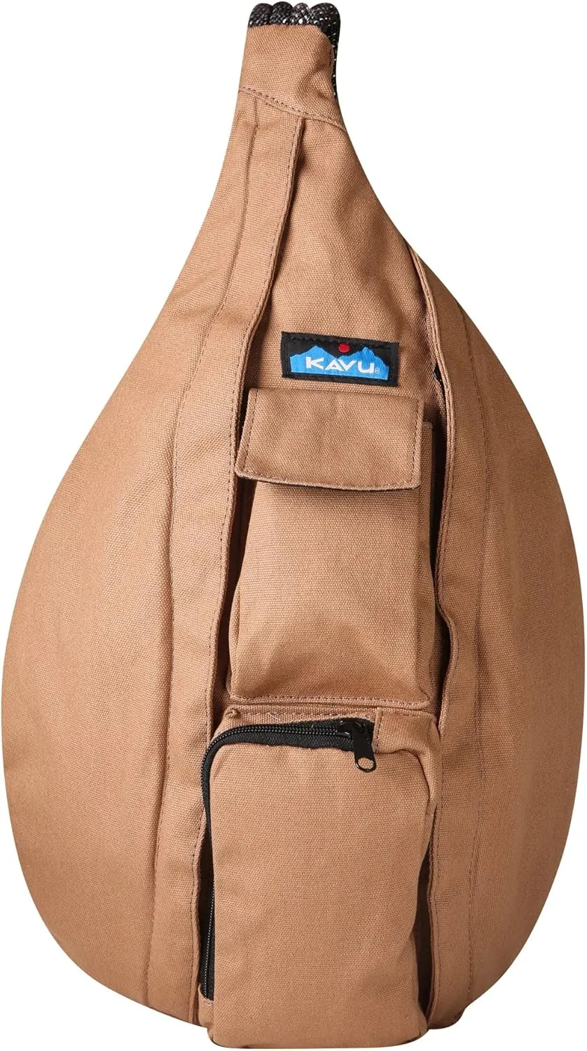 KAVU Original Rope Bag Sling Pack with Adjustable Rope Shoulder Strap
