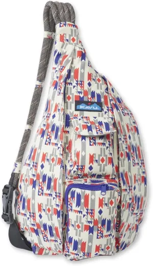 KAVU Original Rope Bag Sling Pack with Adjustable Rope Shoulder Strap