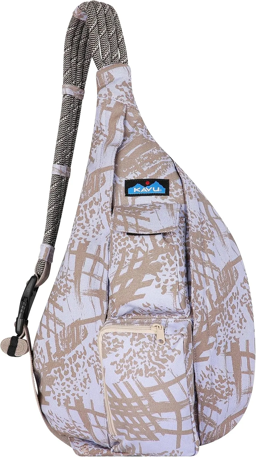KAVU Original Rope Bag Sling Pack with Adjustable Rope Shoulder Strap