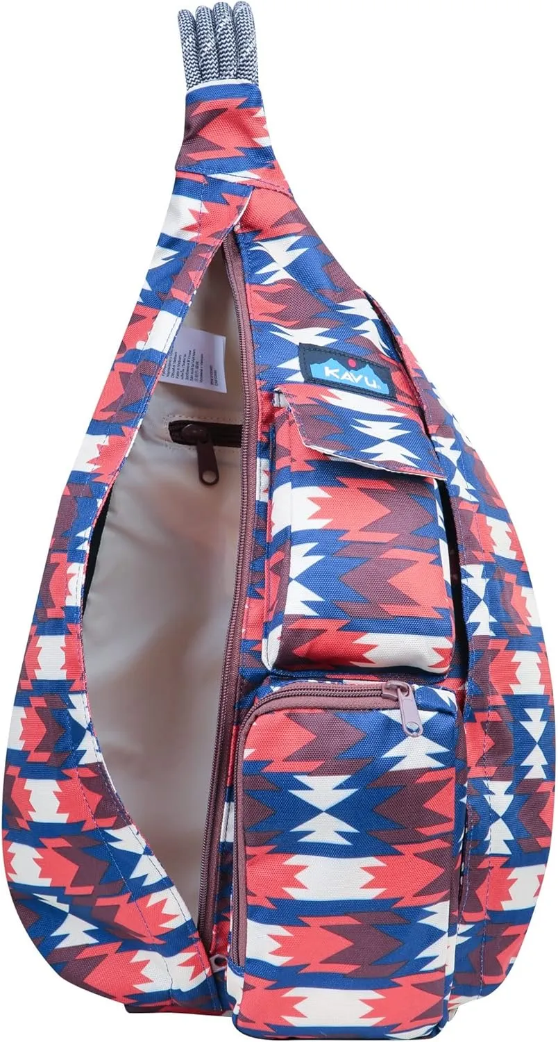 KAVU Original Rope Sling Bag with Adjustable Rope Shoulder Strap