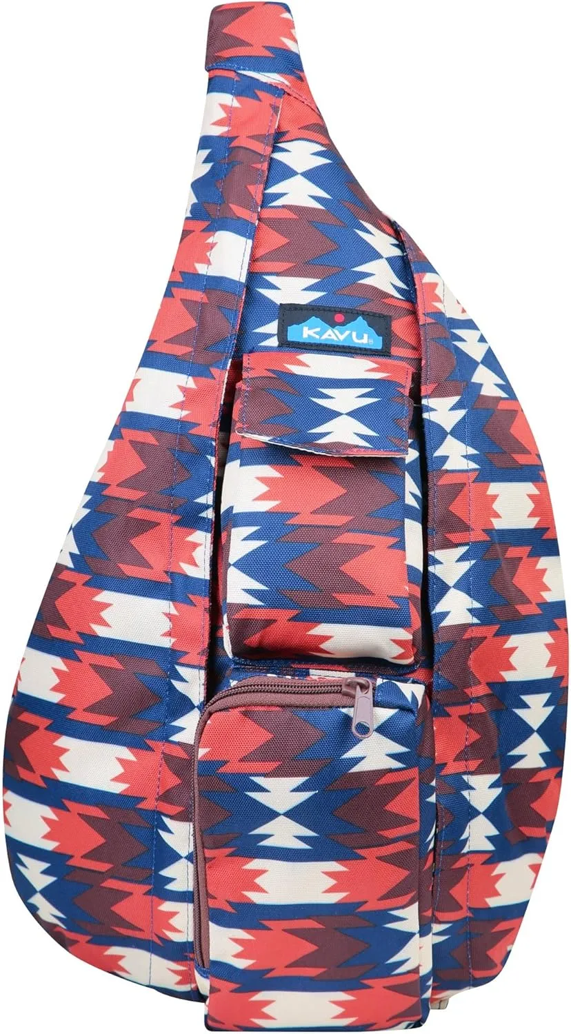 KAVU Original Rope Sling Bag with Adjustable Rope Shoulder Strap
