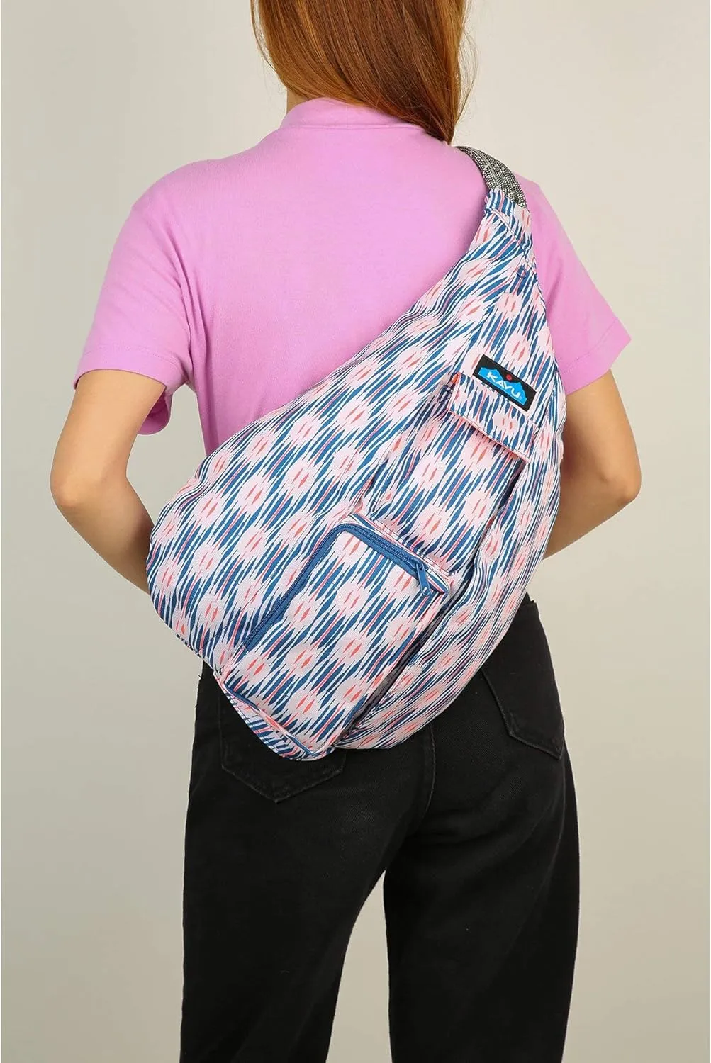 KAVU Original Rope Sling Bag with Adjustable Rope Shoulder Strap