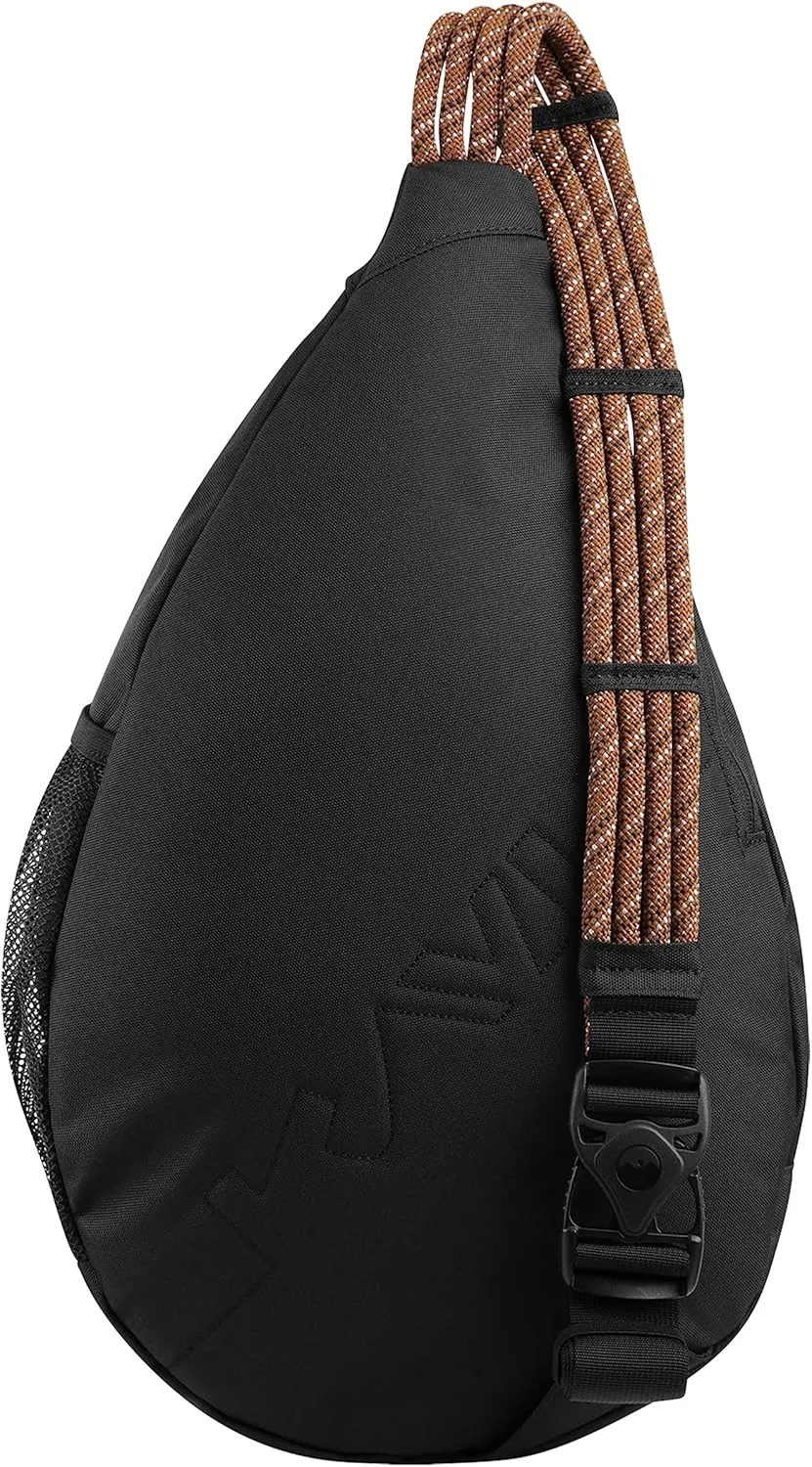 KAVU Paxton Pack Backpack Rope Sling Bag - Jet Black