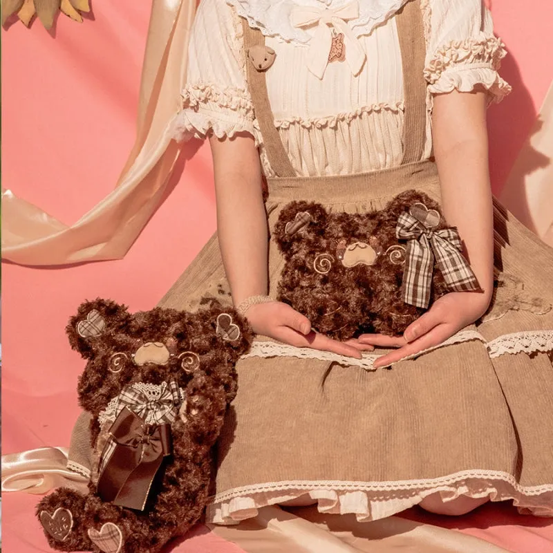 Kawaii Cartoon Rilakkuma Doll Lolita Crossbody Bag