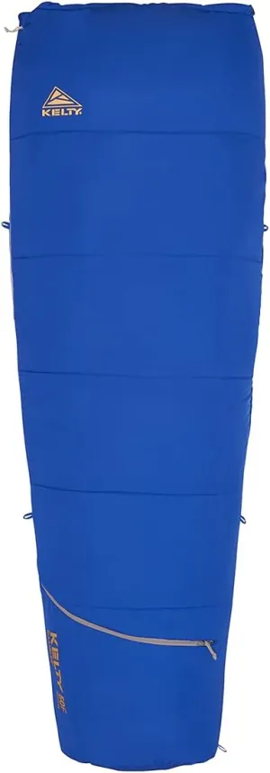 Kelty Rambler 50 Degree Synthetic CloudLoft Insulated Sleeping Bag, Unzips Completely to A Blanket, Anti-Snag Zipper & More